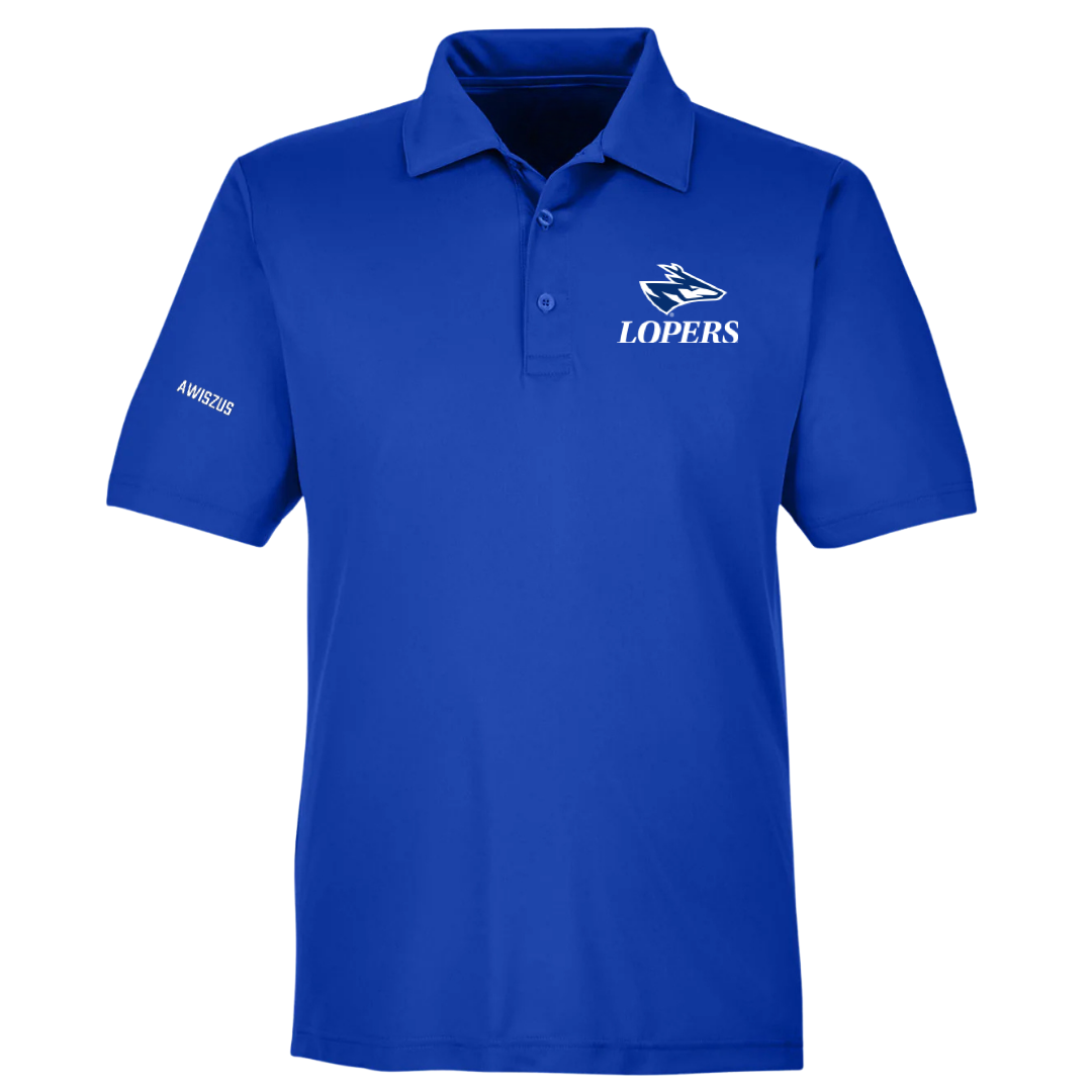 University of Nebraska at Kearney Wrestling (M) Blue Polo - Jacob Awiszus
