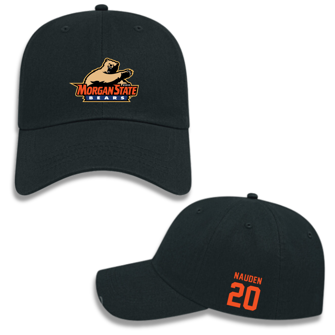 Morgan State University Football Black Hat - #20 Randall Nauden