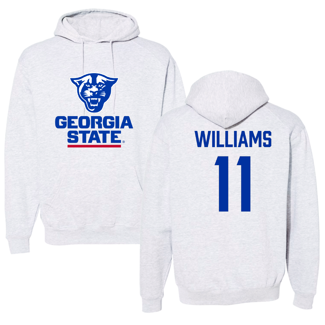 Georgia State University Volleyball Gray Hoodie - #11 Rayne Williams