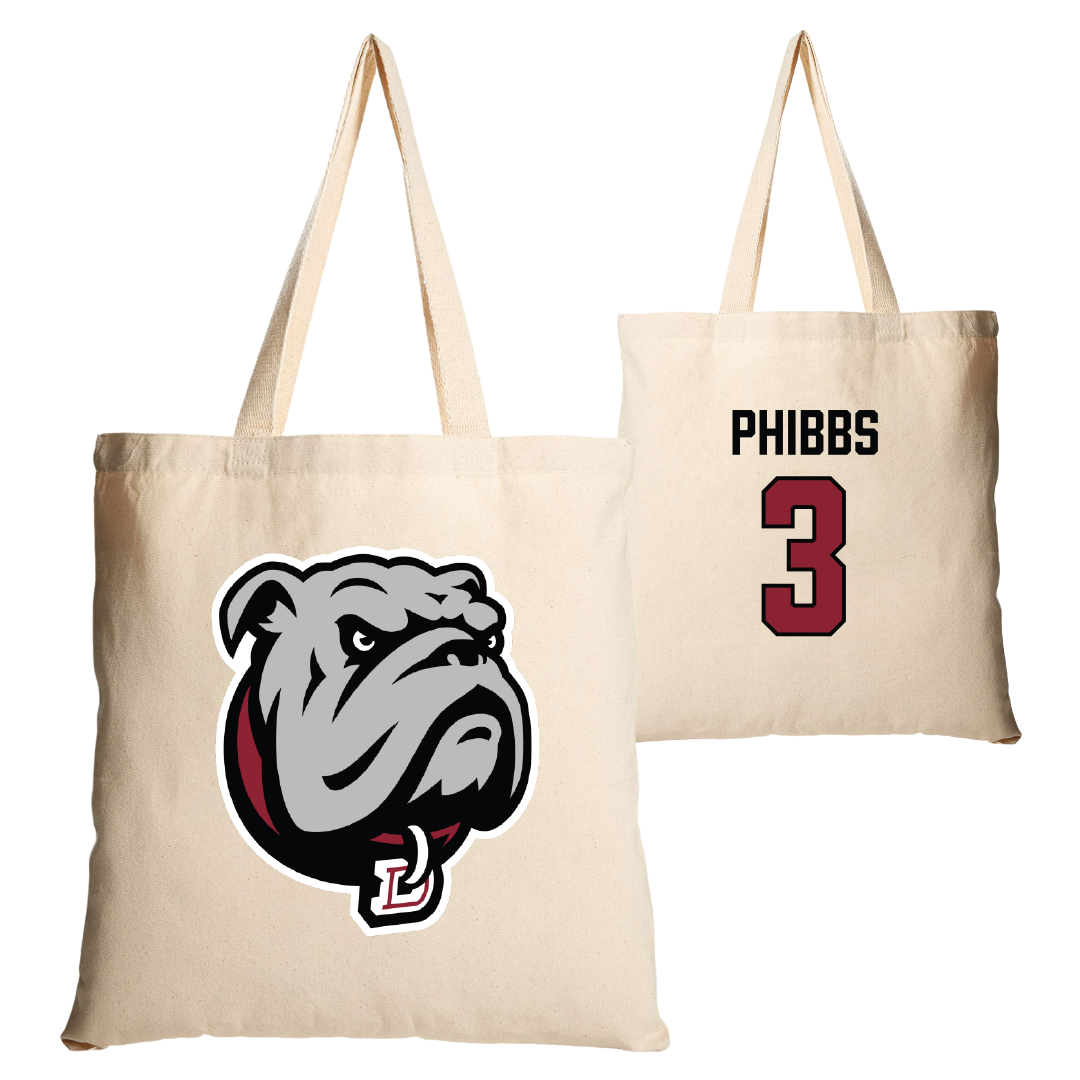 Dean College Soccer Tan Canvas Tote Bag - #3 Ciaran Phibbs