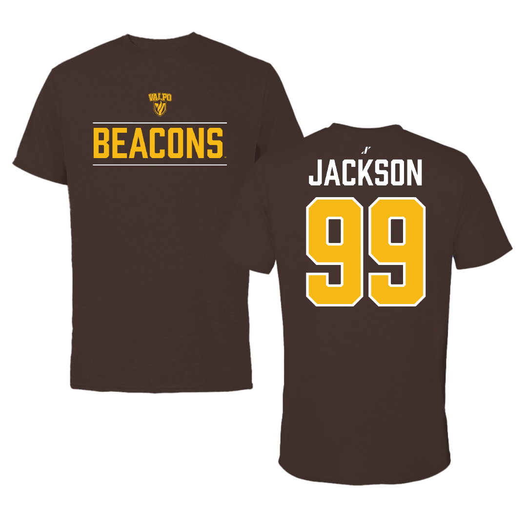 Valparaiso University Softball Brown General Tee - #99 Marissa Jackson