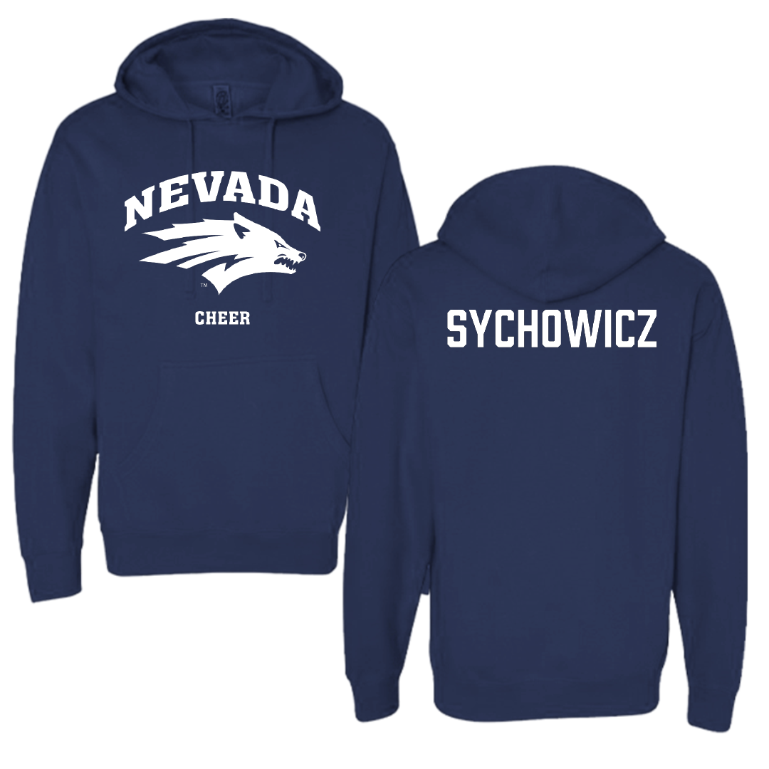 University of Nevada Cheer Navy Hoodie - Millie Sychowicz