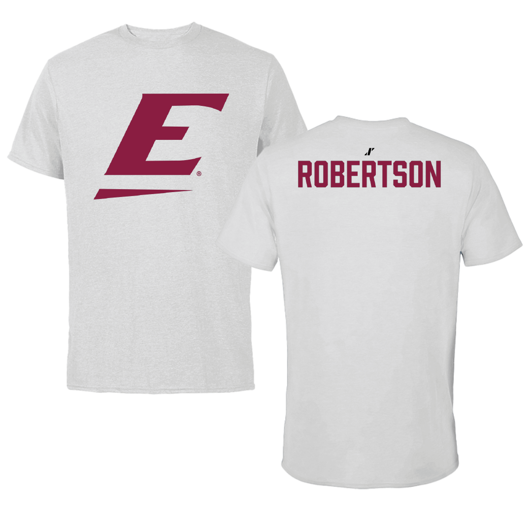 Eastern Kentucky University Golf Light Gray Tee - William Robertson