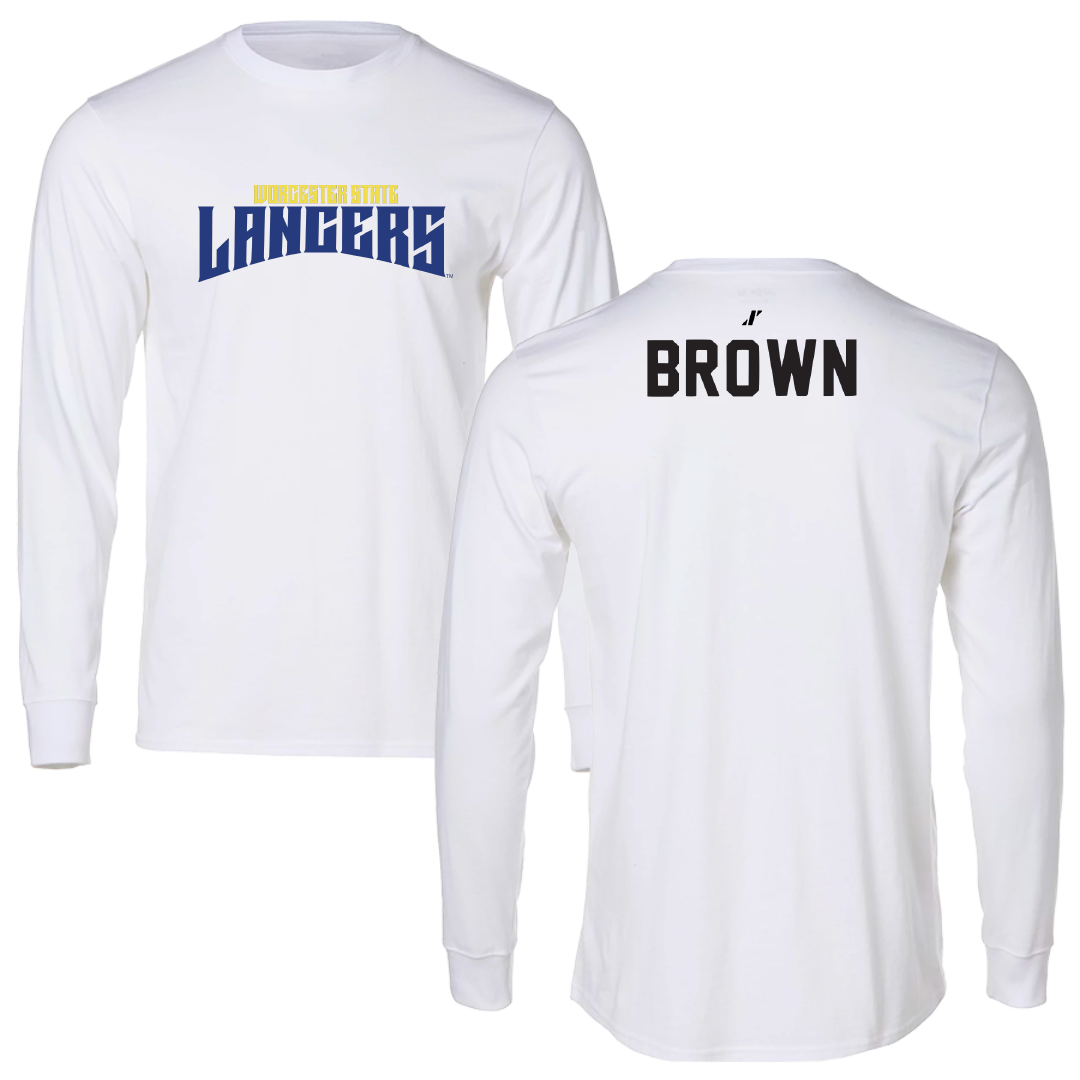 Worcester State University TF and XC White Classic Long Sleeve - Ryan Brown