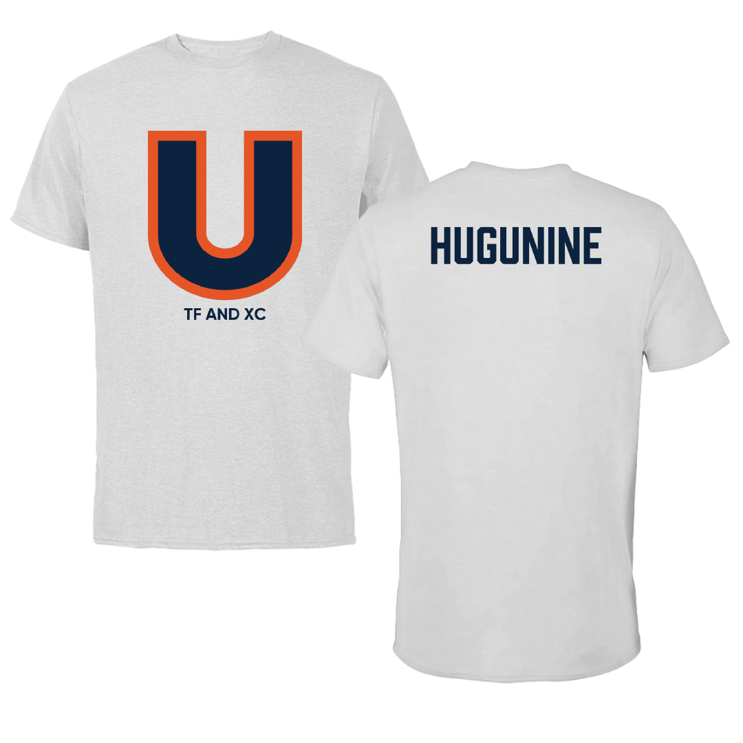 Utica University TF and XC Light Gray Performance Tee - Harley Hugunine