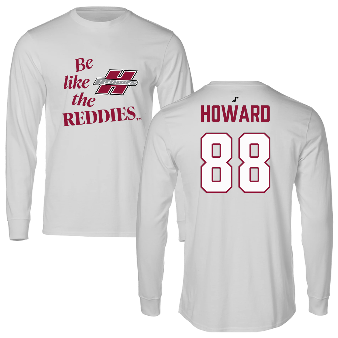 Henderson State University Softball Light Gray Be Like Us Long Sleeve - #88 Avery Howard