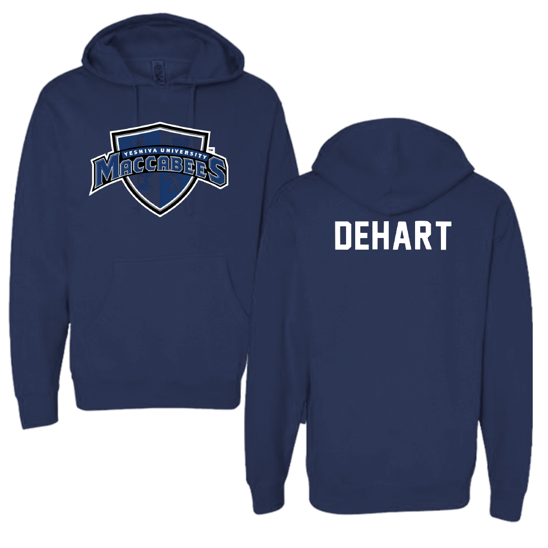 Yeshiva University Fencing Navy Hoodie - Emmit DeHart