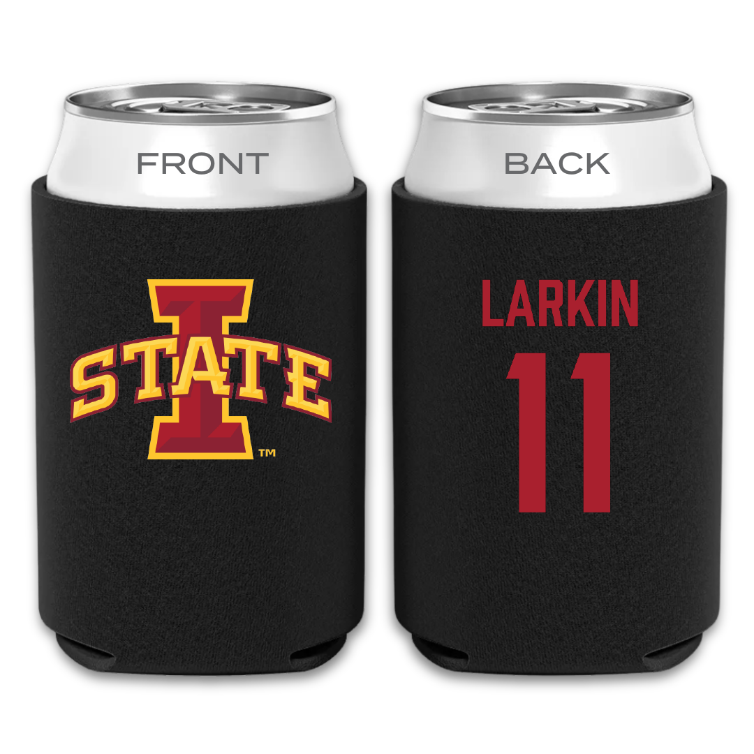Iowa State University Volleyball Black Can Cooler - #11 Reaghan Larkin