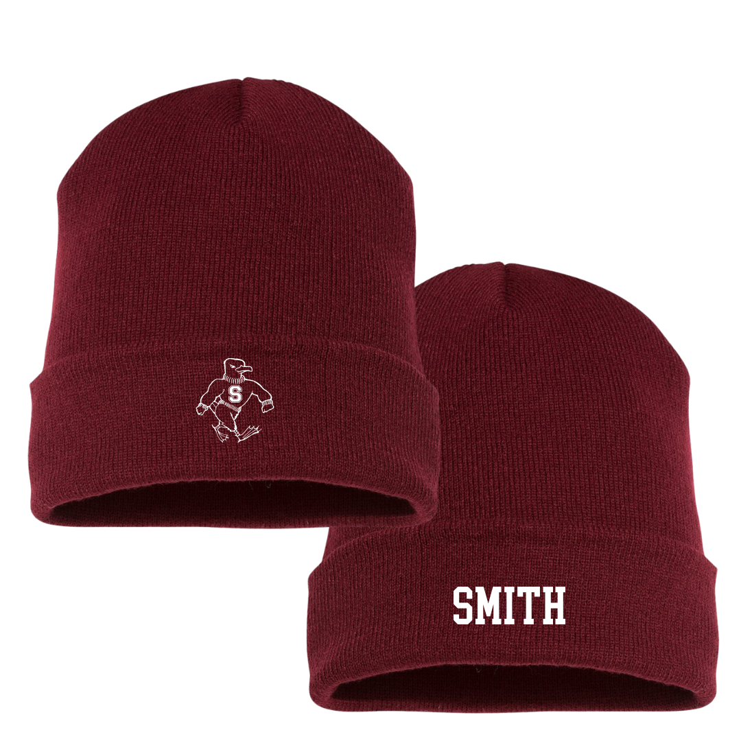 Salisbury University TF and XC Maroon Beanie - Kai Smith