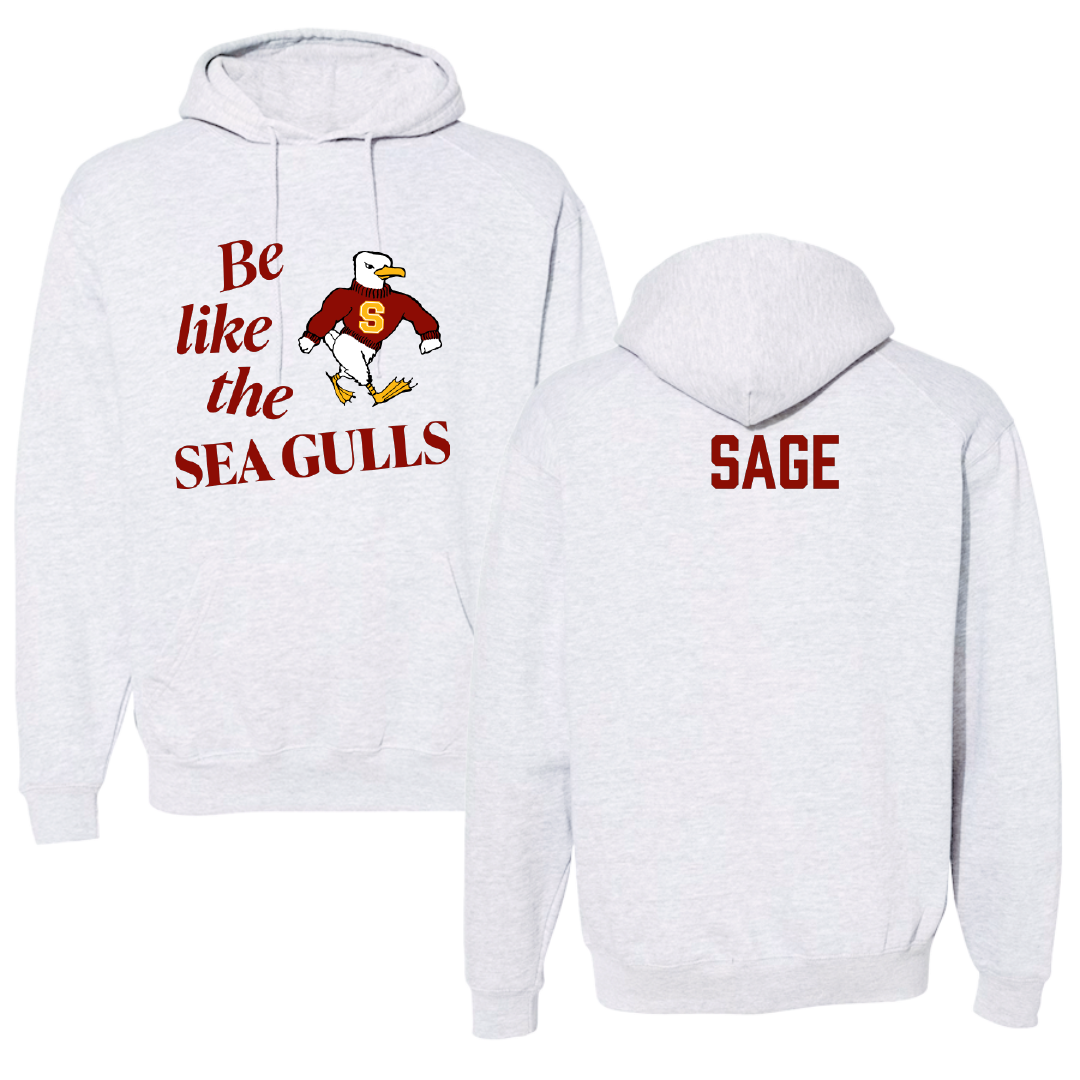 Salisbury University Golf (W) Light Gray Be Like Us Hoodie - Addison Sage