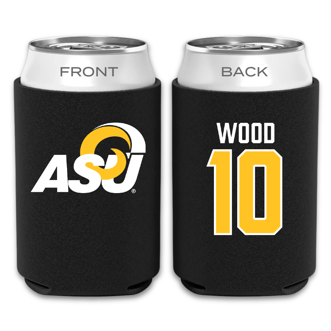 Angelo State University Basketball Black Can Cooler - #10 Kenna Wood