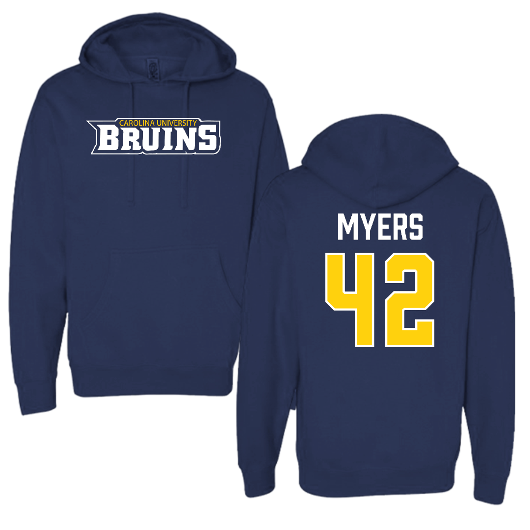 Carolina University Baseball Navy Hoodie - #42 Jacob Myers