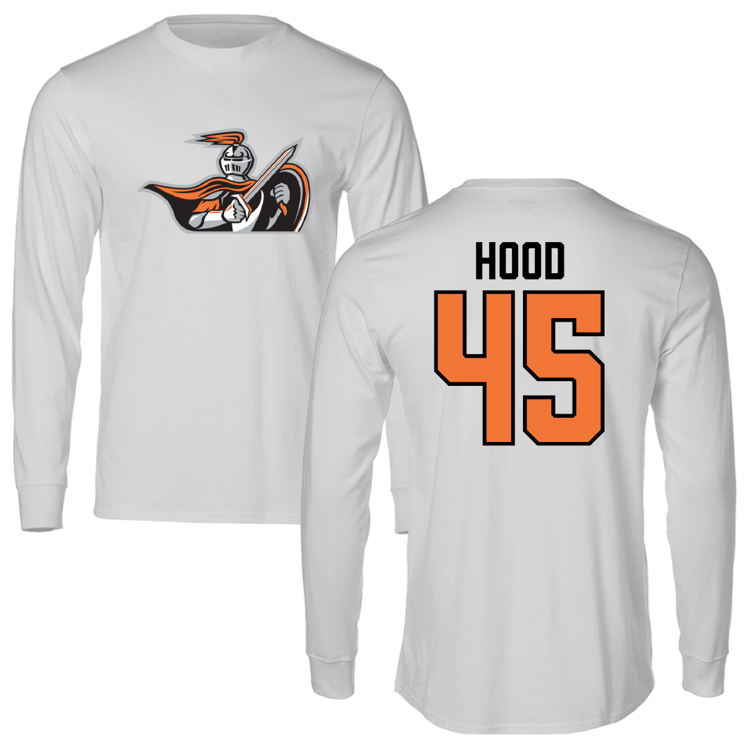 Heidelberg University Baseball Light Gray Long Sleeve - #45 Owen Hood