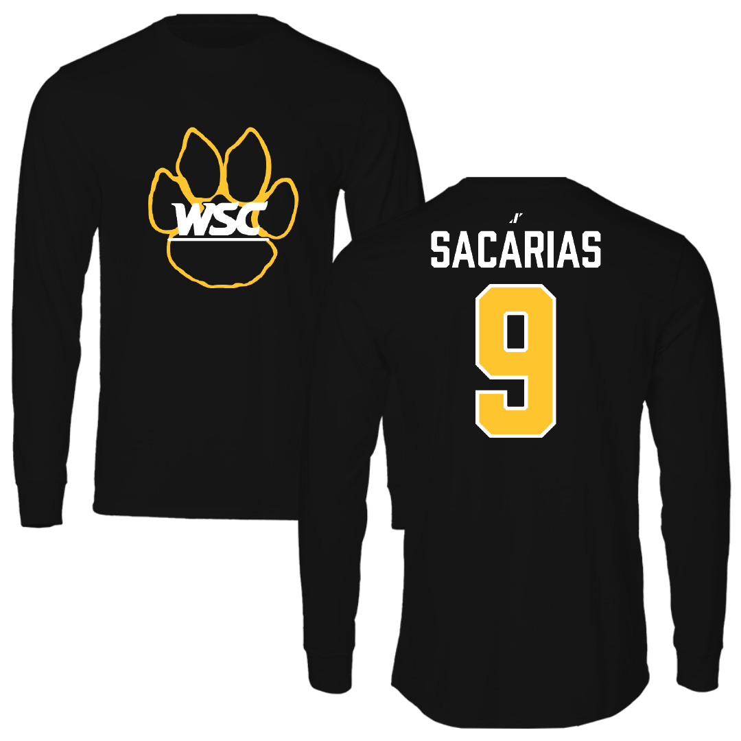 Wayne State College (Nebraska) Rugby Black Long Sleeve - #9 Esmeralda Sacarias
