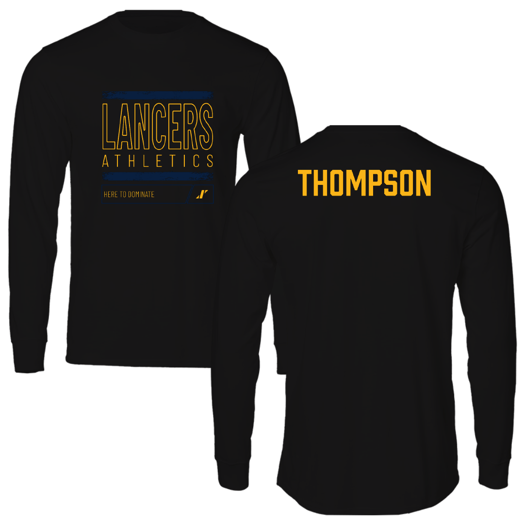 Mount Marty University TF and XC Black Dominate Performance Long Sleeve - Enola Thompson
