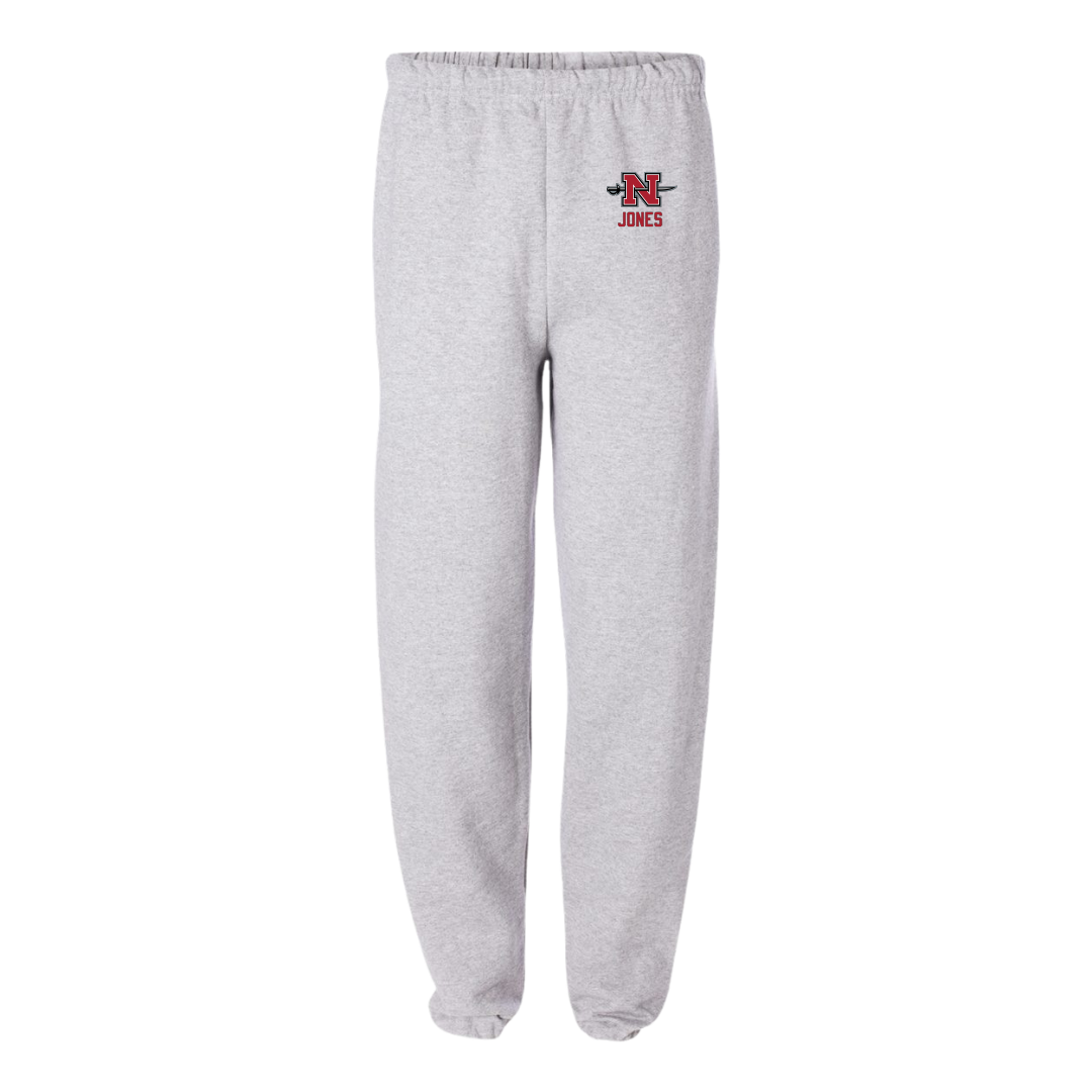 Nicholls State University Soccer (W) Light Gray Sweatpants - #29 Allie Jones