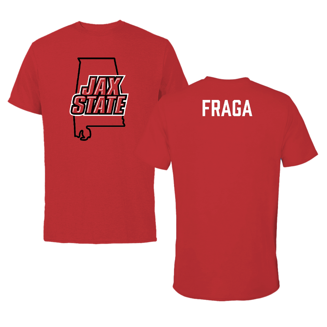 Jacksonville State University TF and XC Red State Performance Tee - Rodrigo Fraga