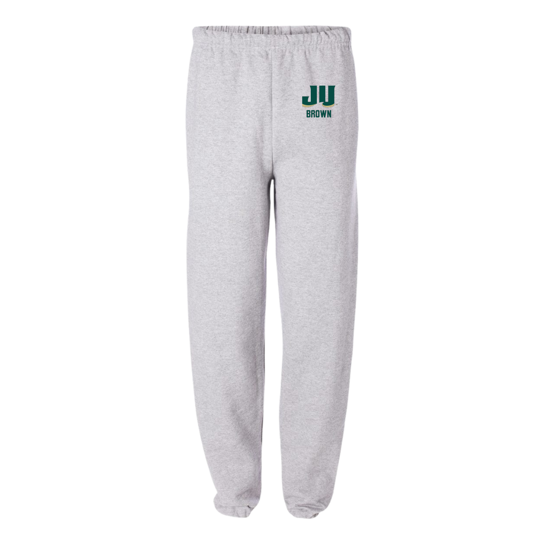 Jacksonville University Basketball (M) Light Gray Sweatpants - #4 Anakin Brown