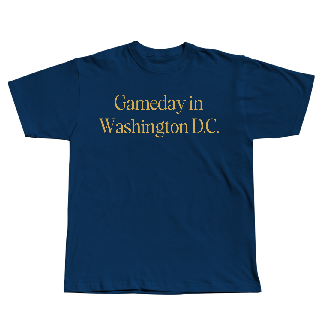 Gallaudet University Volleyball (M) Navy Gameday Tee - #11 Callum Paterson