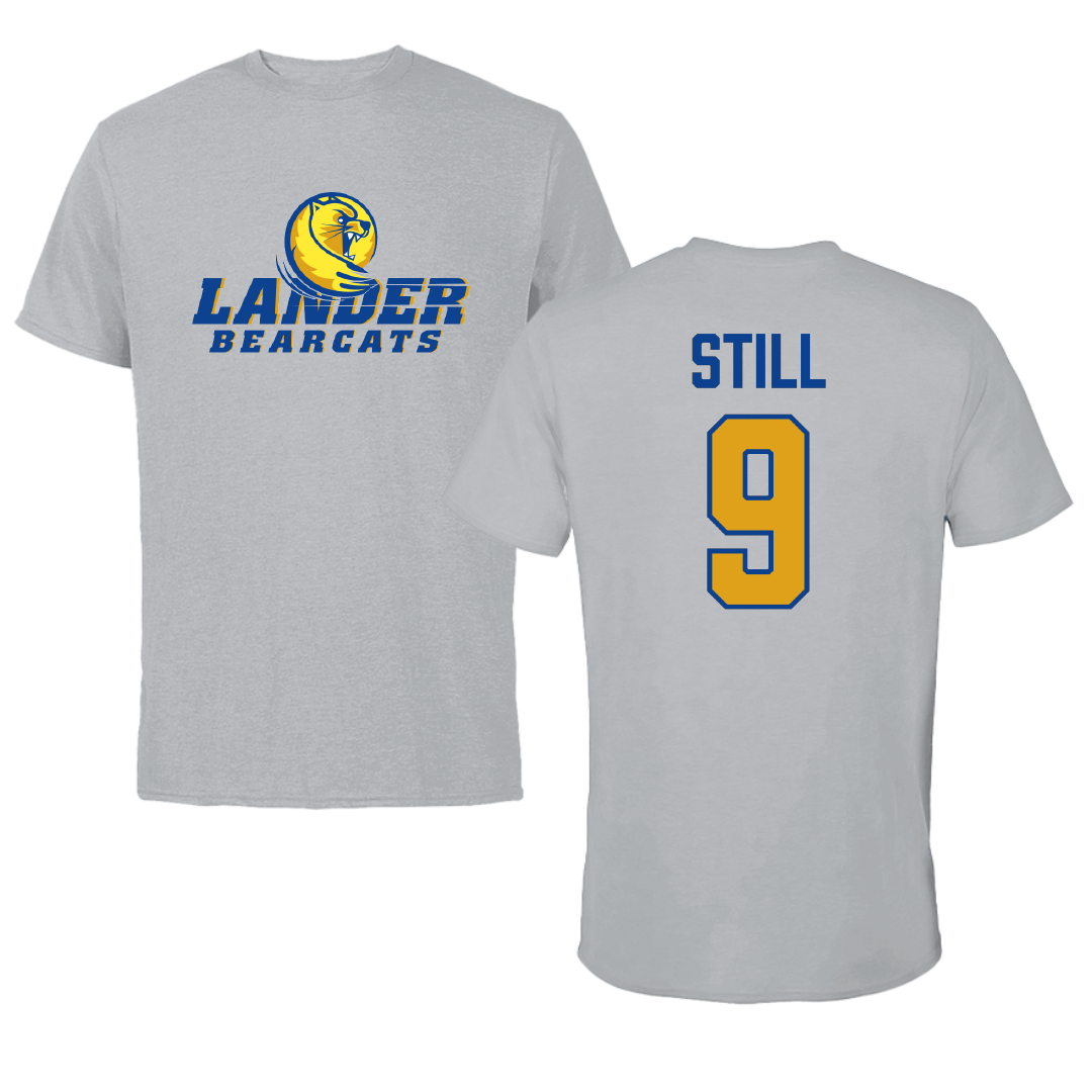 Lander University Baseball Sport Gray Tee - #9 Landen Still