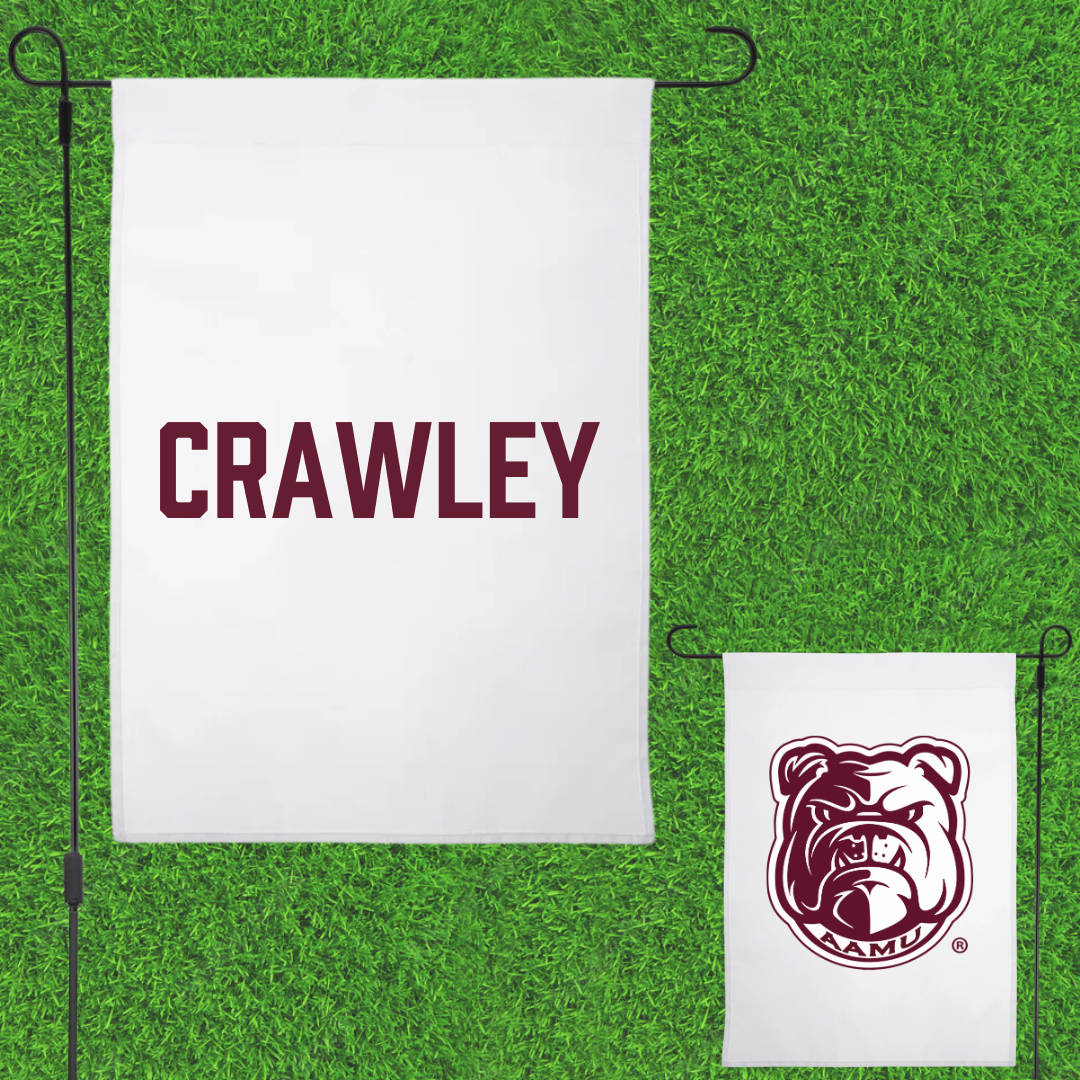 Alabama A&M University Cheer White Garden Flag - Haley Crawley