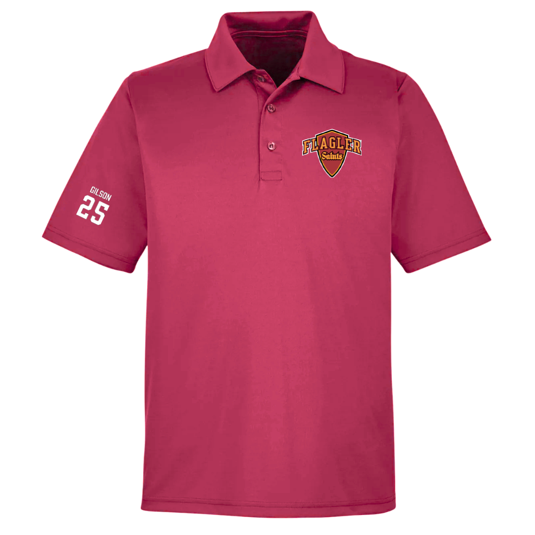Flagler College Baseball Cardinal Polo - #25 George Gilson