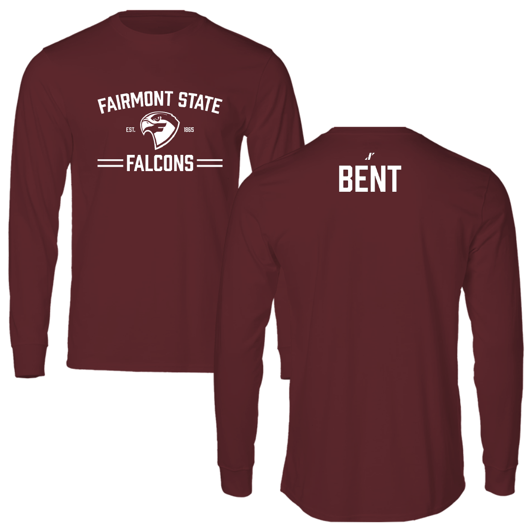 Fairmont State University Golf (M) Maroon General Performance Long Sleeve - Colby Bent