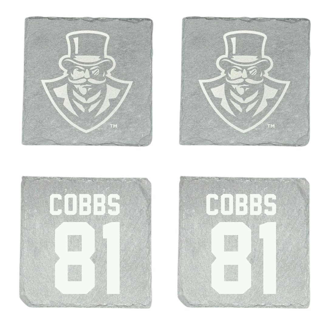 Austin Peay State University Football Stone Coaster (4 Pack)  - #81 Isaiah Cobbs