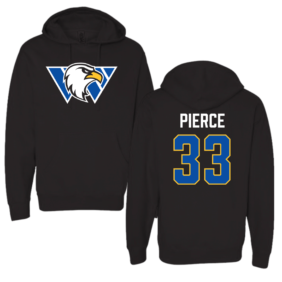 Williams Baptist University Softball Black Hoodie - #33 Ali Pierce