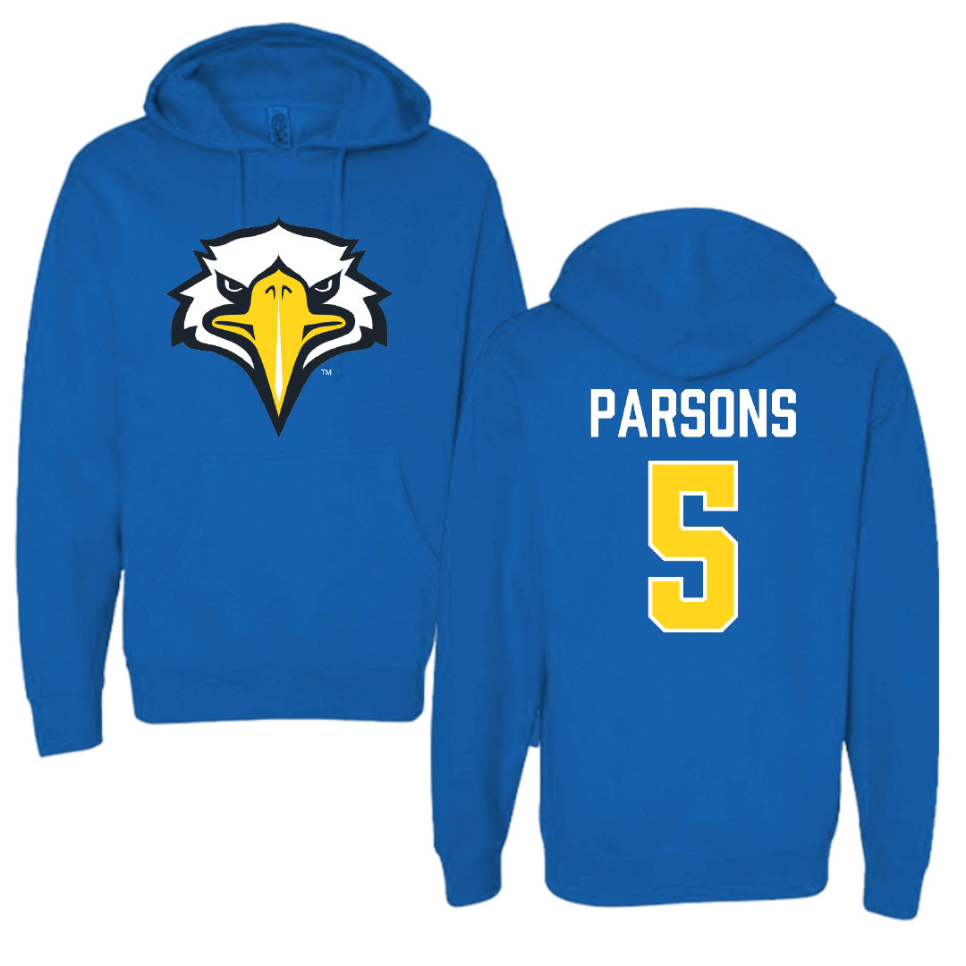 Morehead State University Football Blue Hoodie - #5 David Parsons