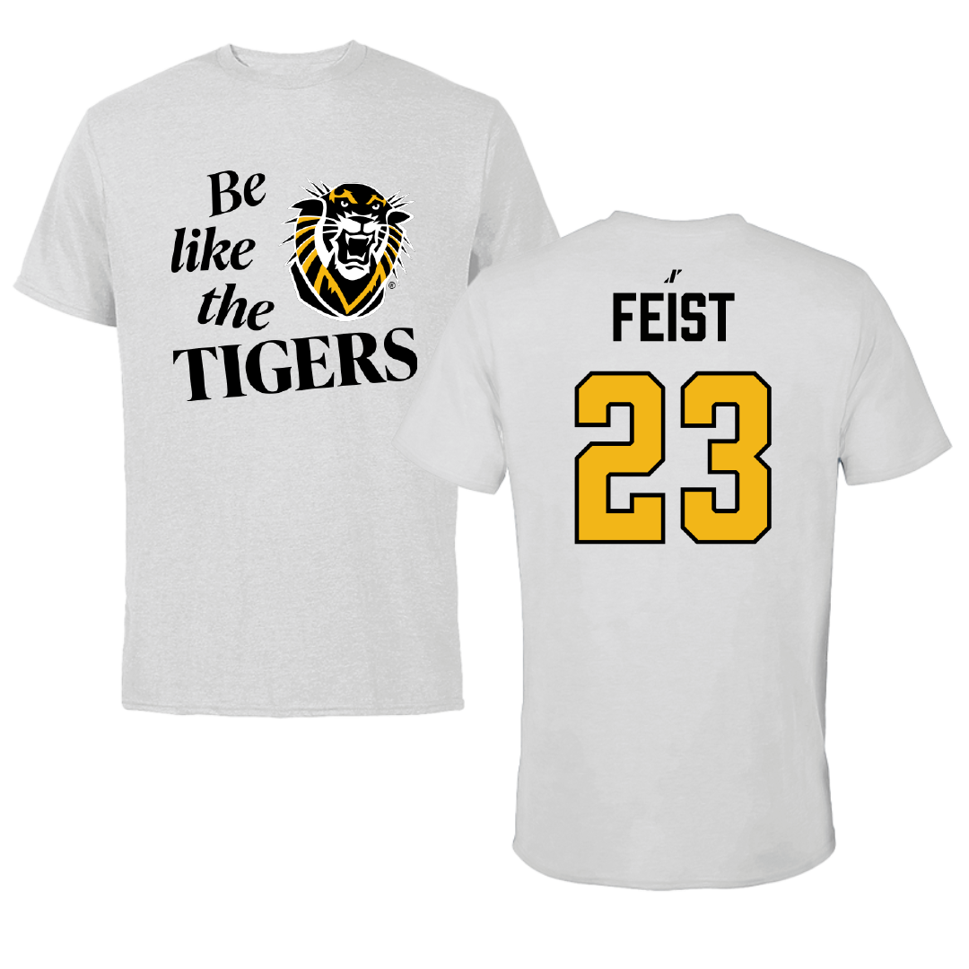 Fort Hays State University Volleyball Light Gray Be Like Us Performance Tee - #23 Kara Feist