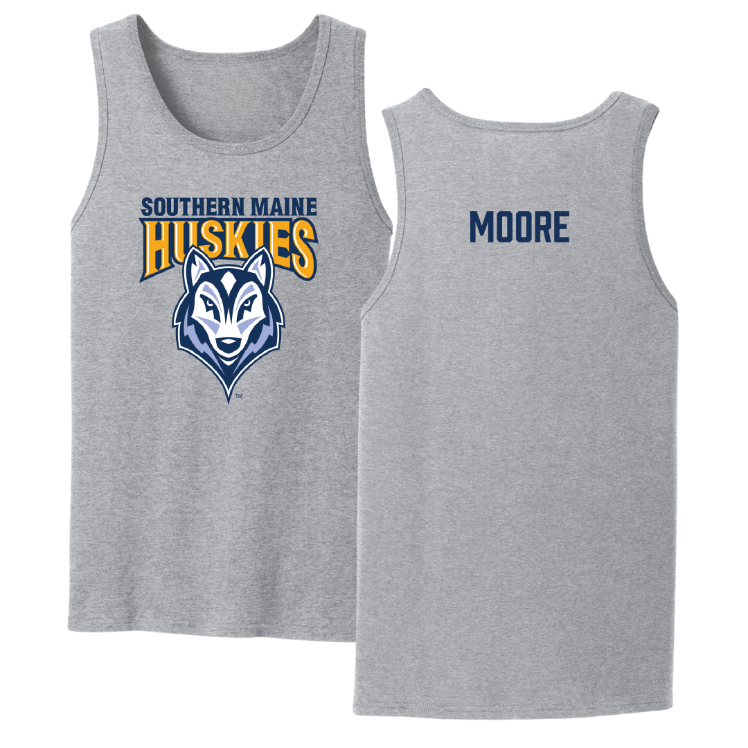 University of Southern Maine Wrestling (M) Sport Gray Tank Top - Shane Moore