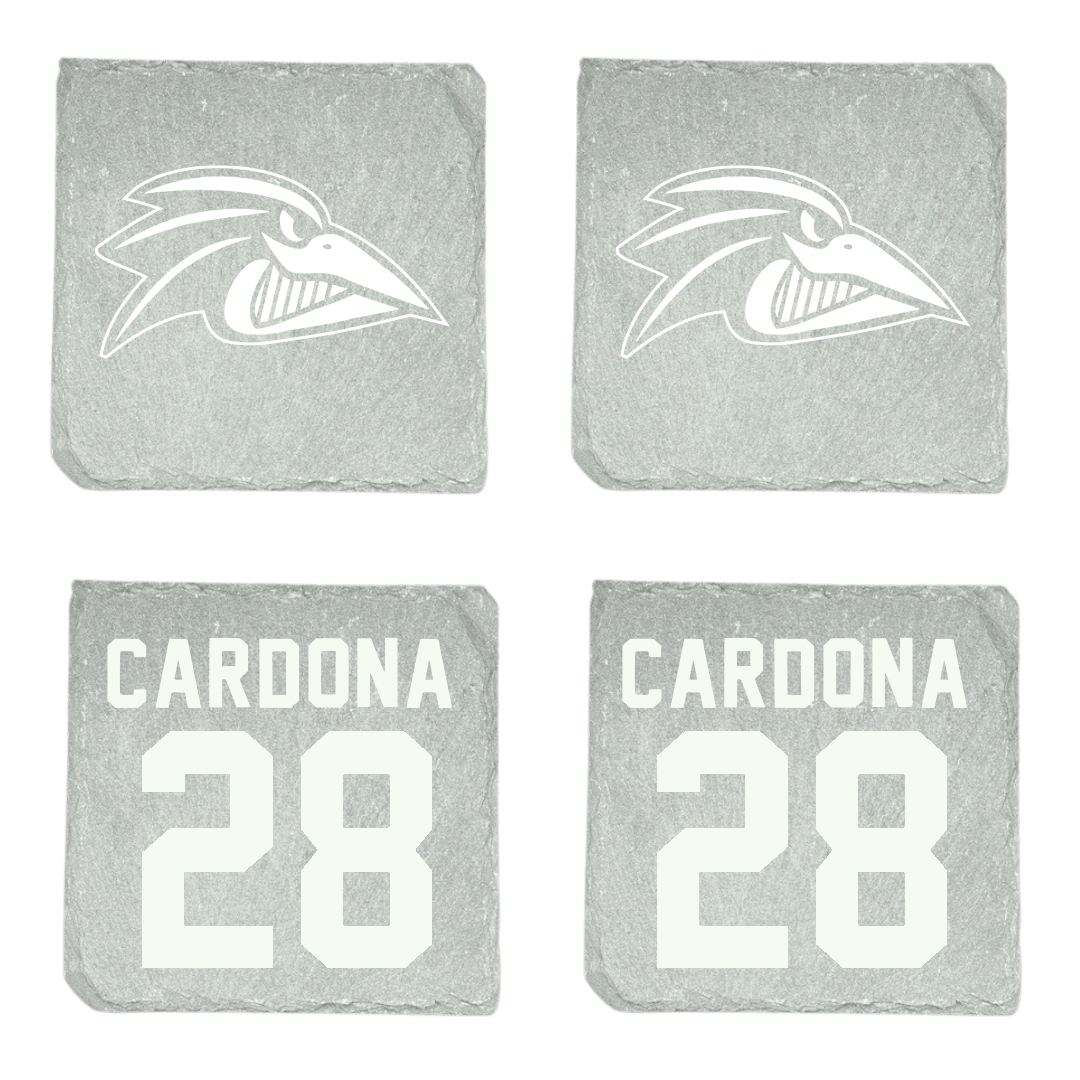 Franklin Pierce University Baseball Stone Coaster (4 Pack)  - #28 Antwan Cardona