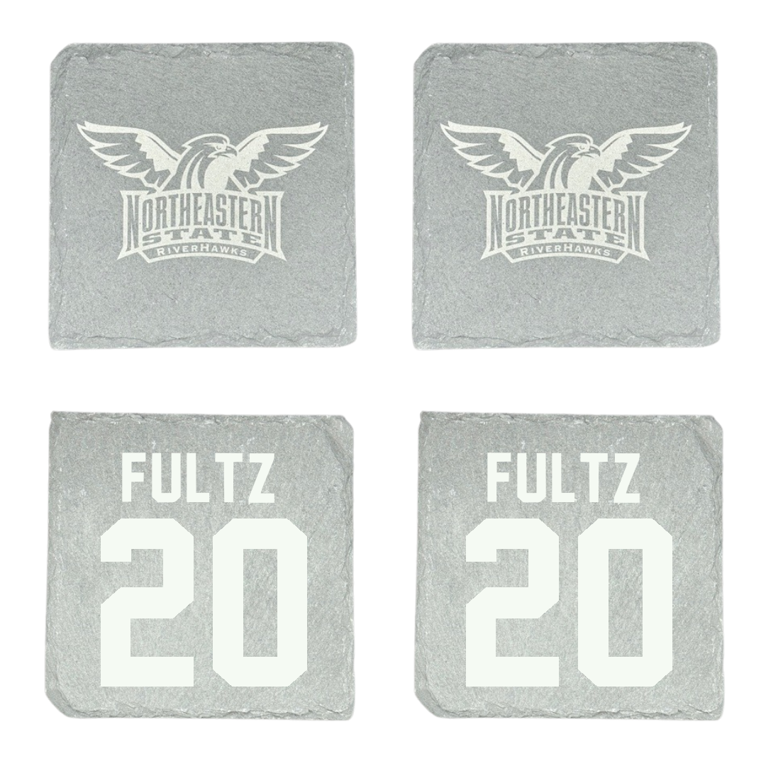 Northeastern State University Softball Stone Coaster (4 Pack)  - #20 Megan Fultz