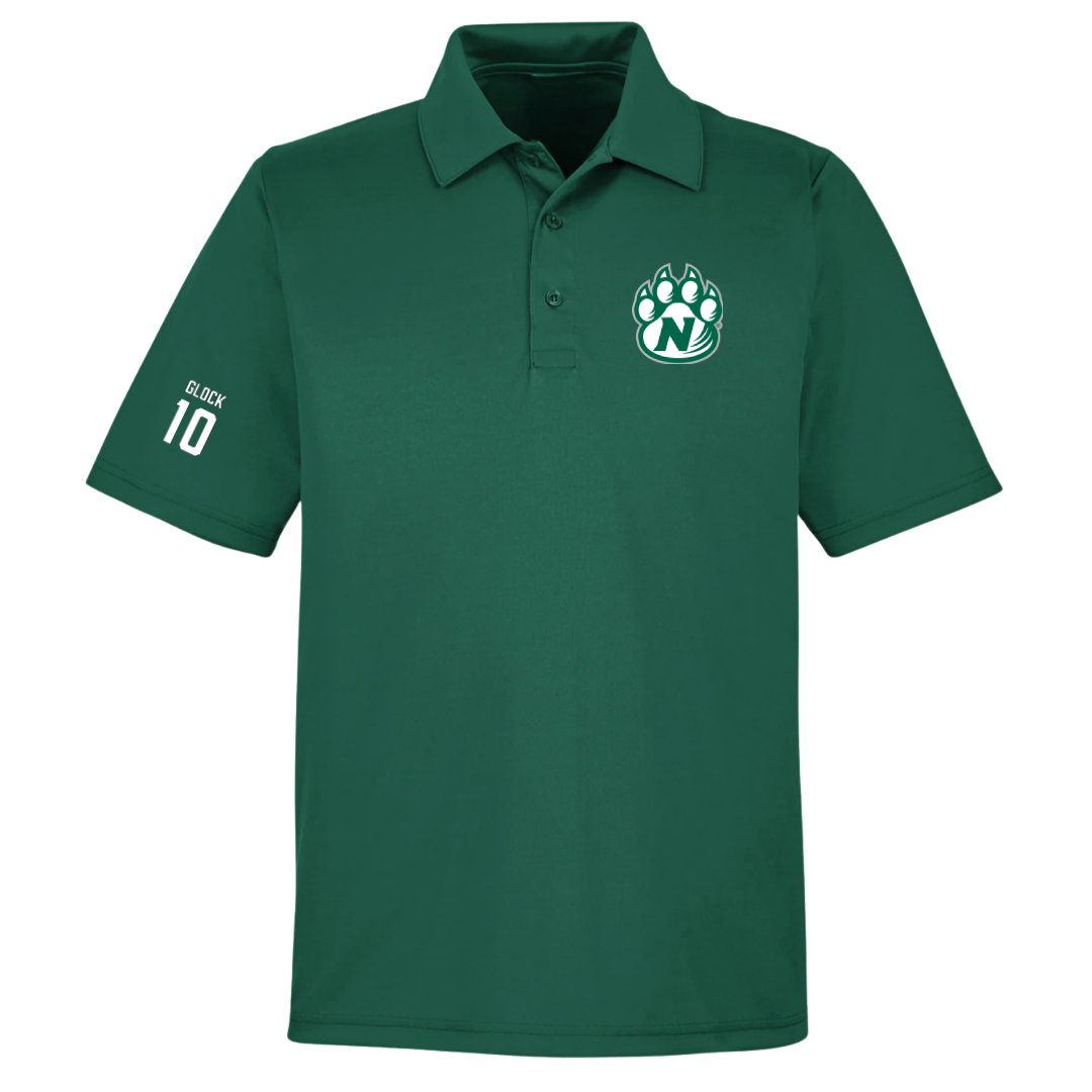 Northwest Missouri State University Basketball (M) Forest Green Polo - #10 Marcus Glock
