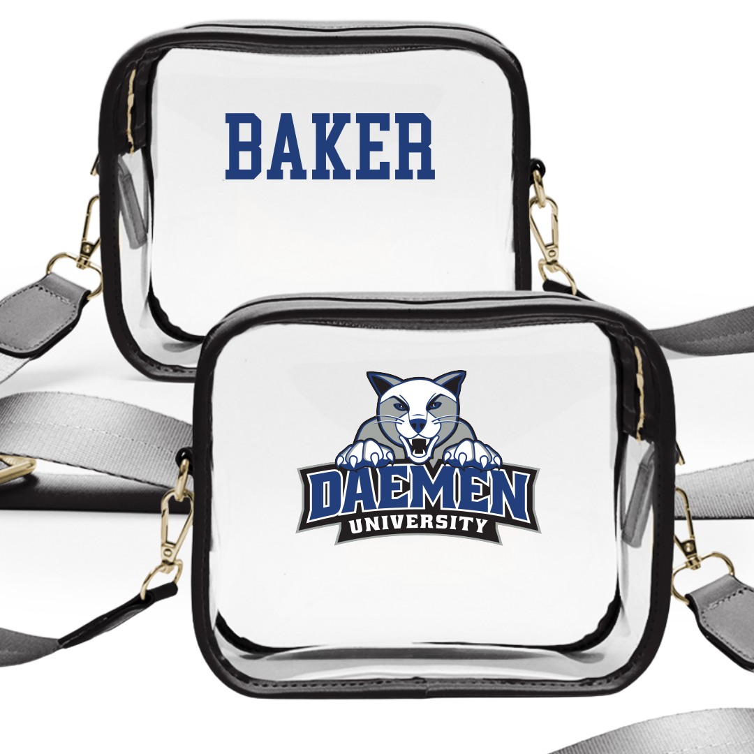 Daemen University Cheer Black Clear Stadium Bag - Jayde Baker