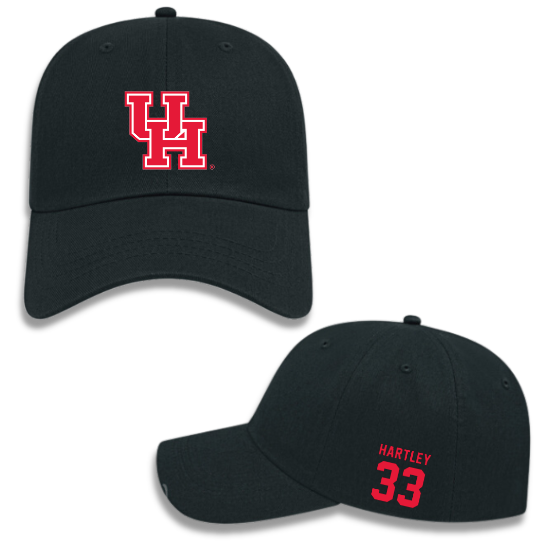 University of Houston Softball Black Hat - #33 Madison Hartley