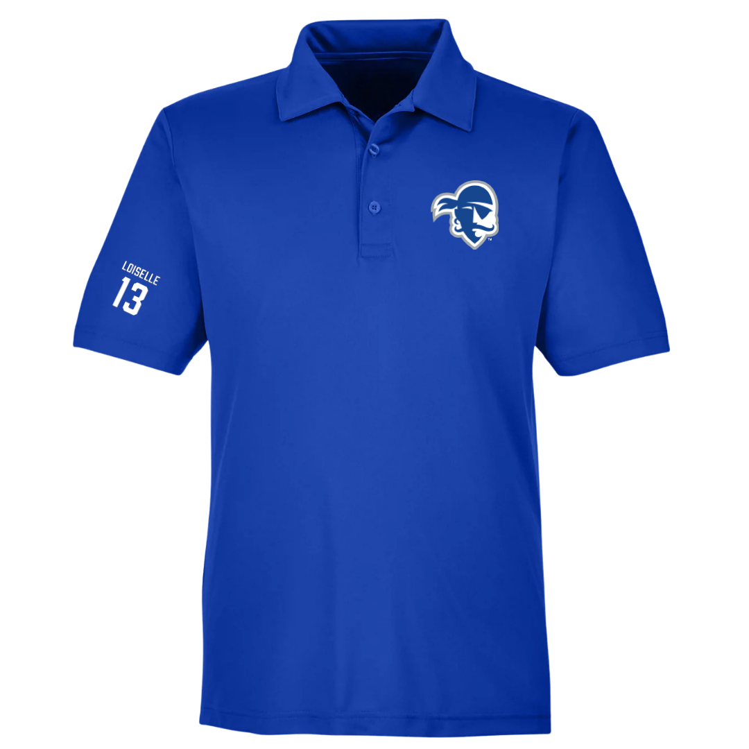 Seton Hall University Volleyball (W) Blue Polo - #13 Maddy Loiselle