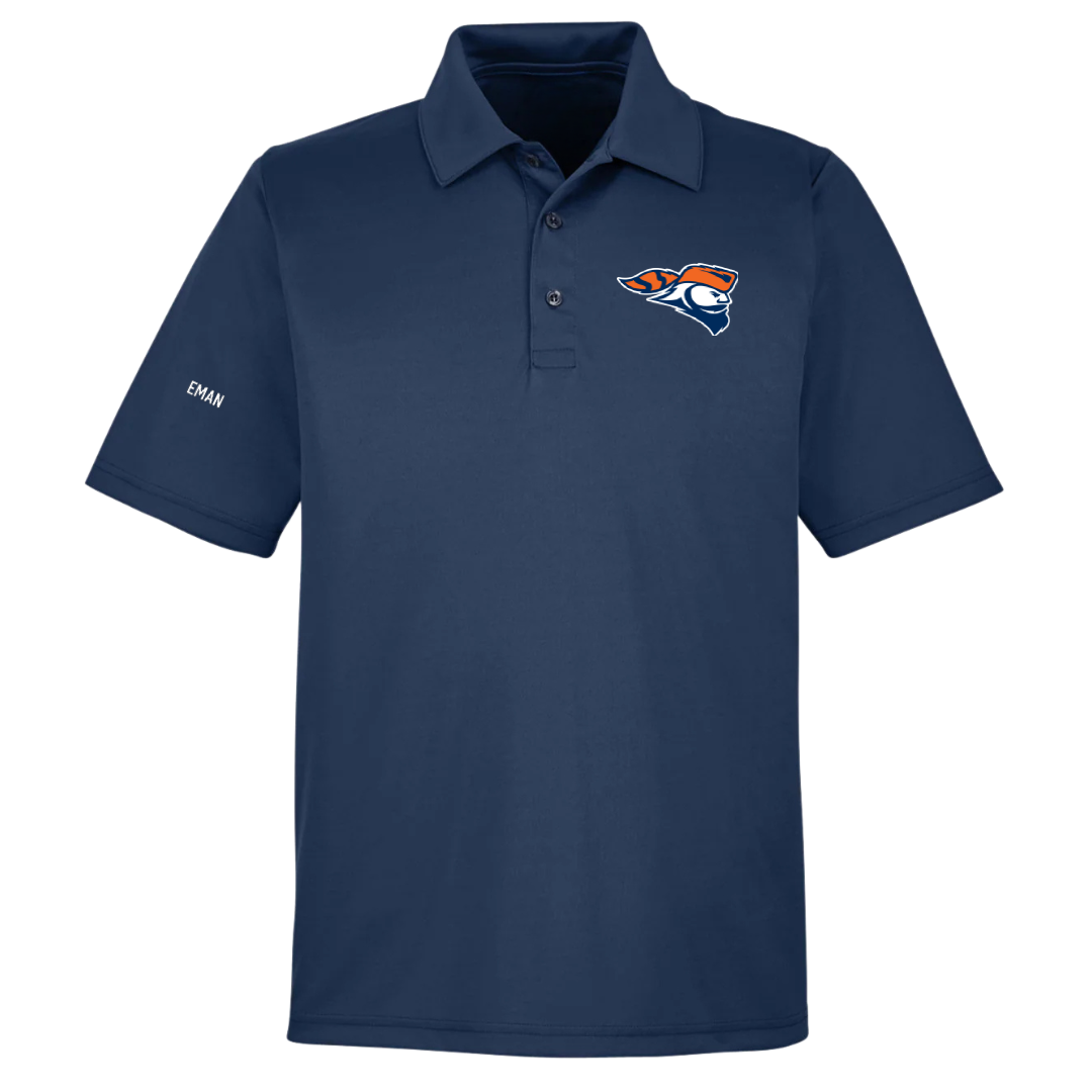 Carroll University Tennis (M) Navy Polo - David Eman