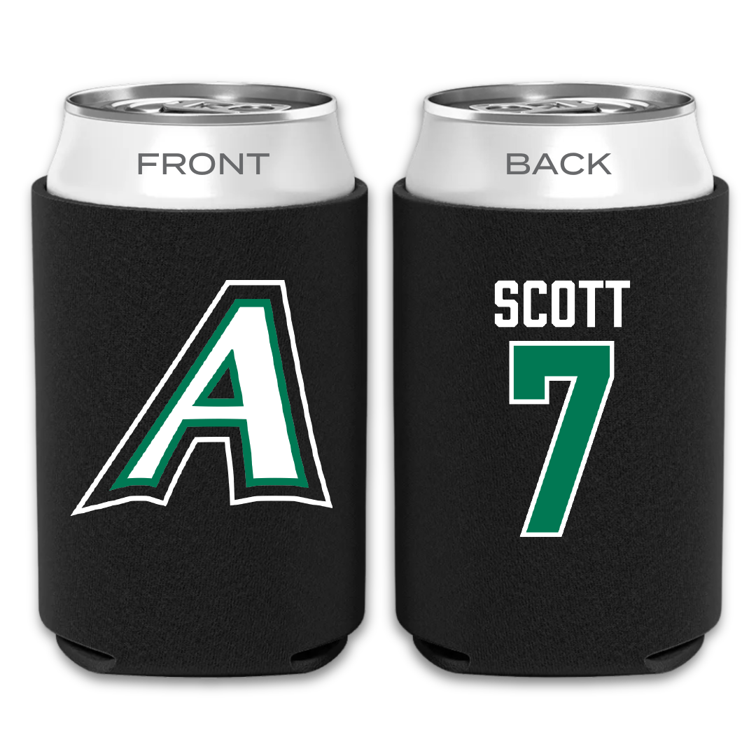 Adams State University Football Black Can Cooler - #7 Jalen Scott