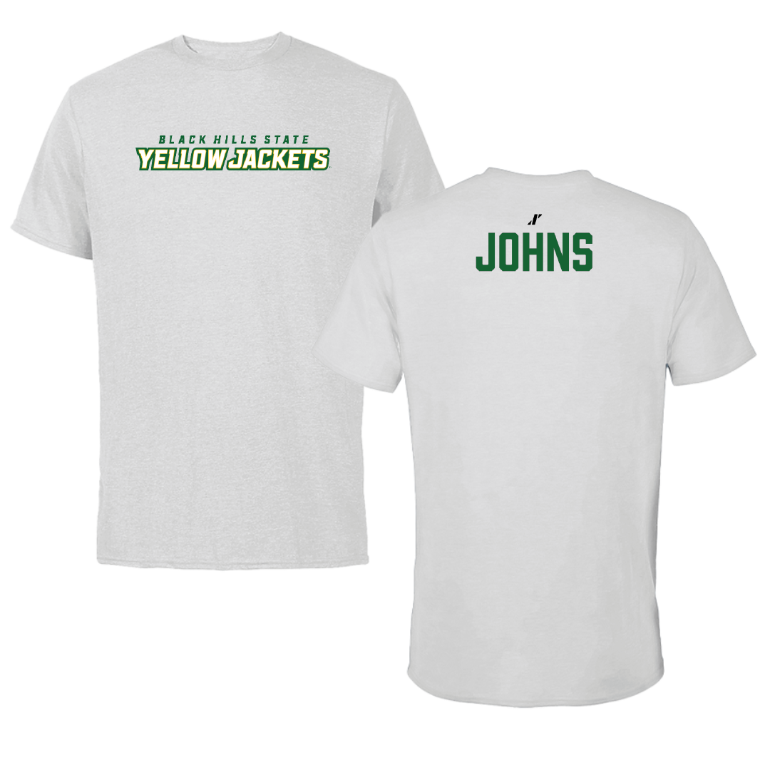 Black Hills State University TF and XC Light Gray Performance Tee - McKalester Johns