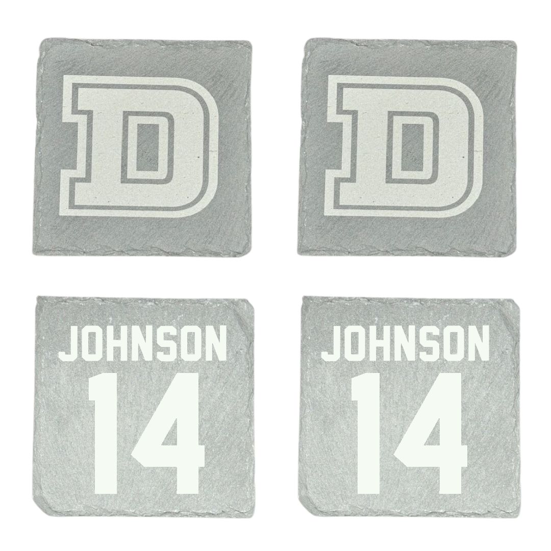 Dean College Volleyball (M) Stone Coaster (4 Pack)  - #14 Travis Johnson