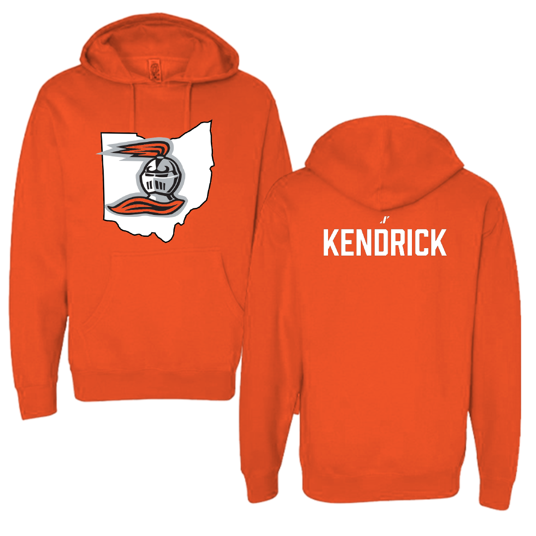 Heidelberg University Swimming & Diving Orange State Hoodie - Joie Kendrick