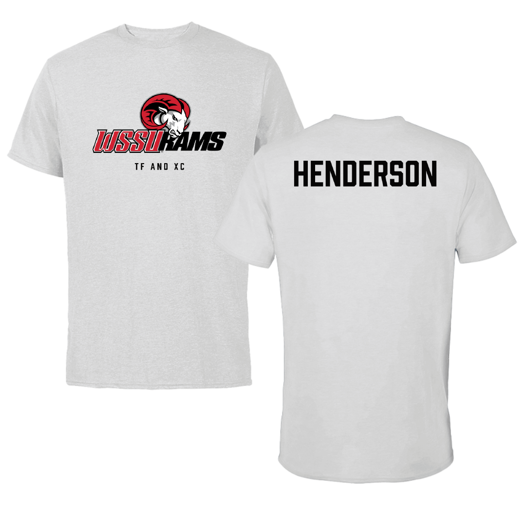 Winston-Salem State University TF and XC Light Gray Performance Tee - Leila Henderson
