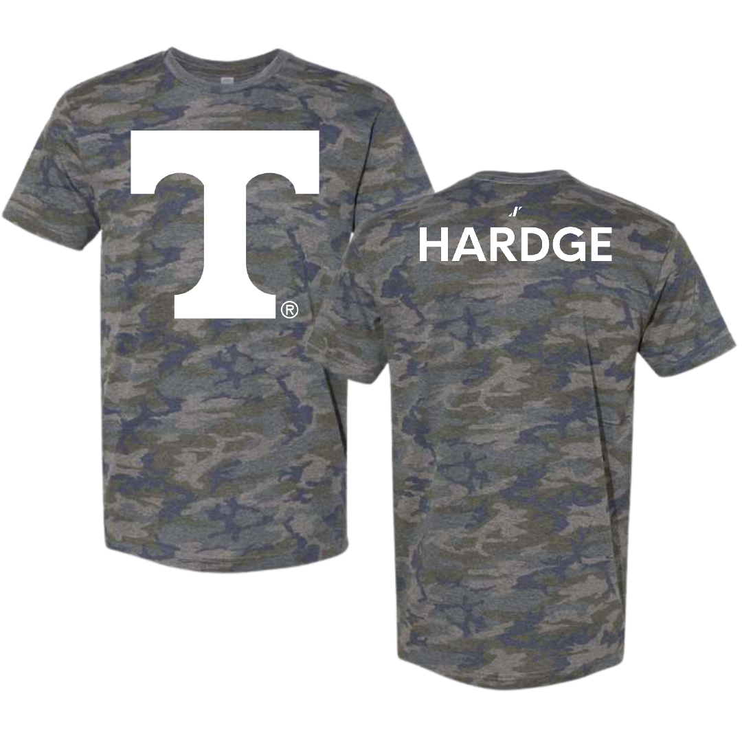 University of Tennessee Football Vintage Camo Tee - Isaiah Hardge