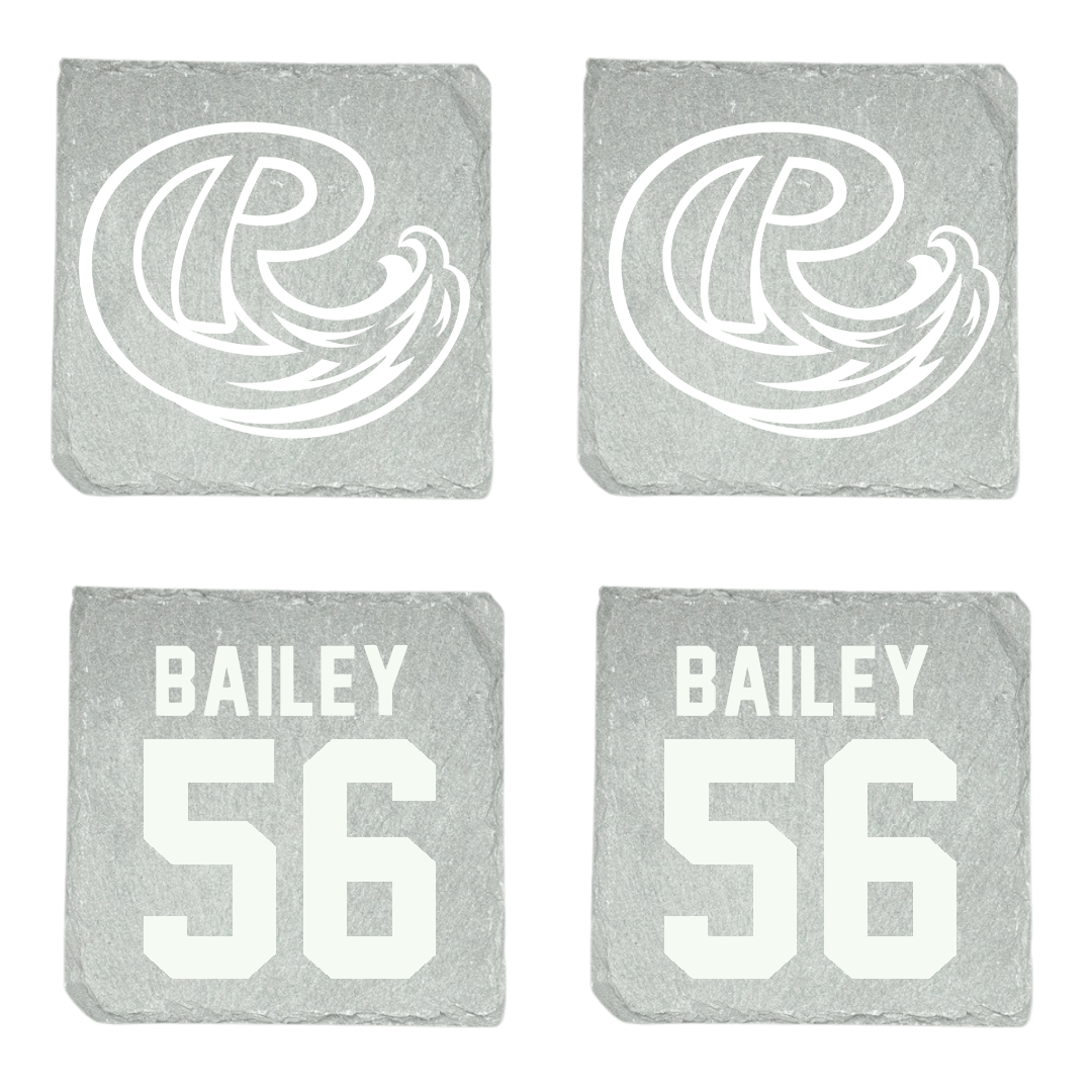 Roosevelt University Baseball Stone Coaster (4 Pack)  - #56 Micheal Bailey