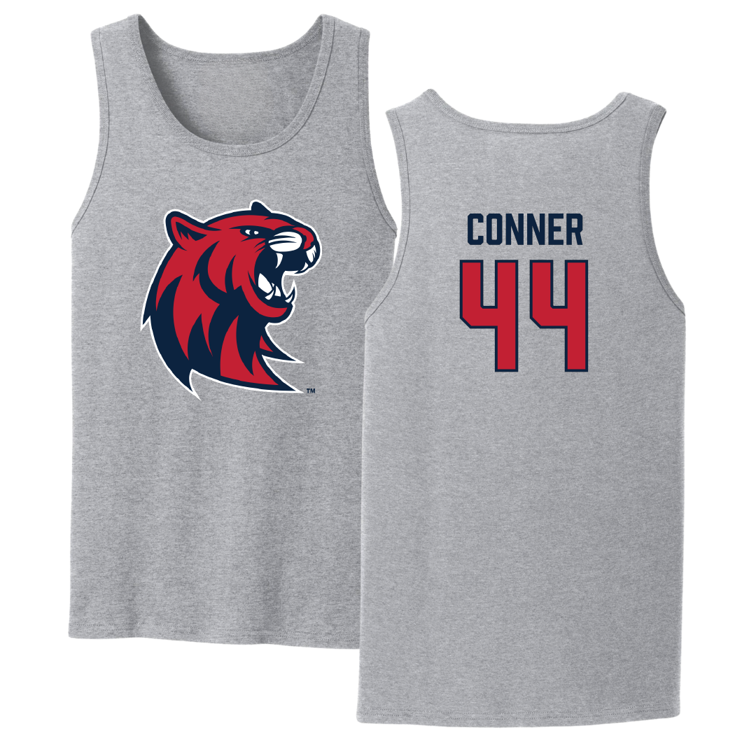 Rogers State University Basketball Sport Gray Tank Top - #44 Payton Conner