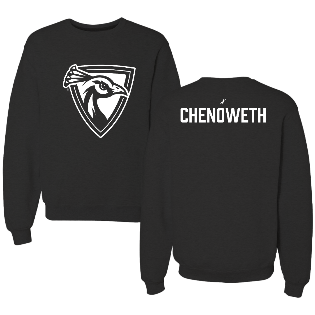 Upper Iowa University TF and XC Black Crewneck - Genevieve Chenoweth