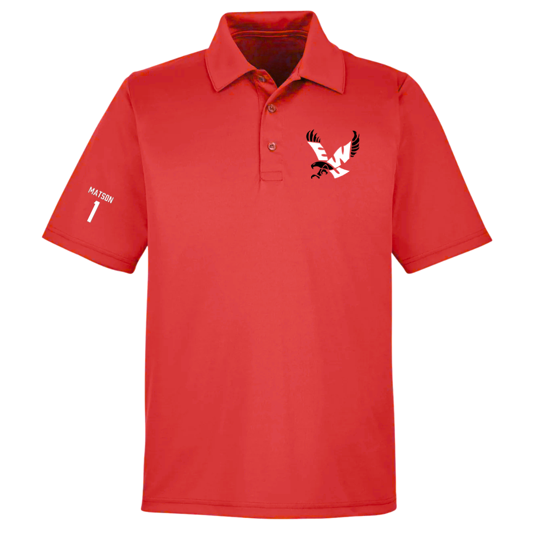 Eastern Washington University Soccer (W) Red Polo - #1 Kiara Matson