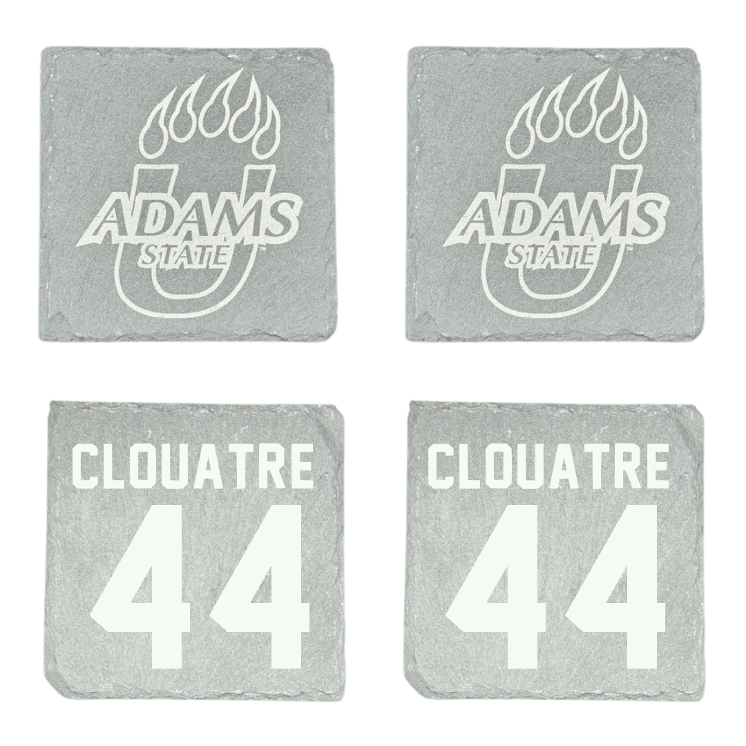 Adams State University Football Stone Coaster (4 Pack)  - #44 Anthony Clouatre